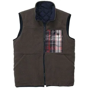 All Prep Reversible Vest in Grey by Southern Proper