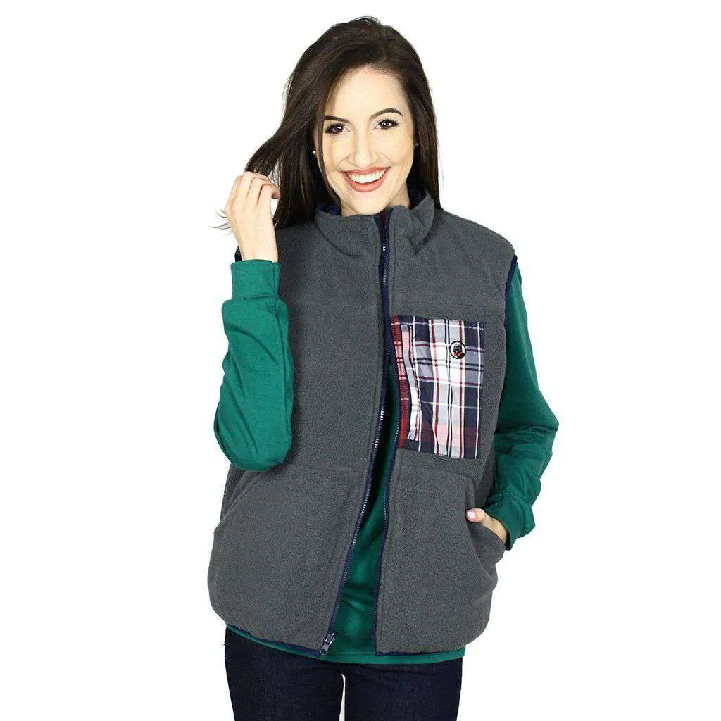 All Prep Reversible Vest in Grey by Southern Proper