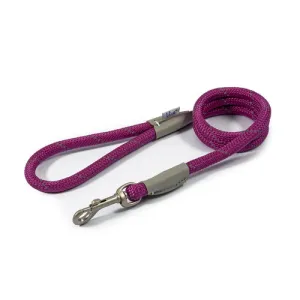 Ancol Viva Rope Lead Reflective Purple 1.07mX12mm
