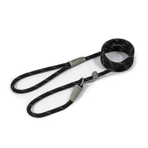 Ancol Viva Rope Slip Reflective Black 1.5m x 8mm