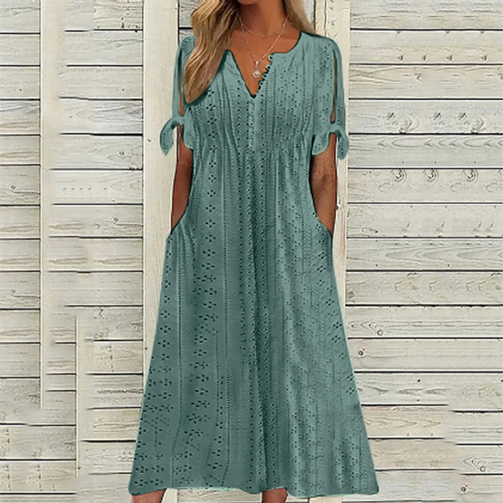 Antoinette - Midi Dress - Leisure - High Quality Material - Ideal for Summer