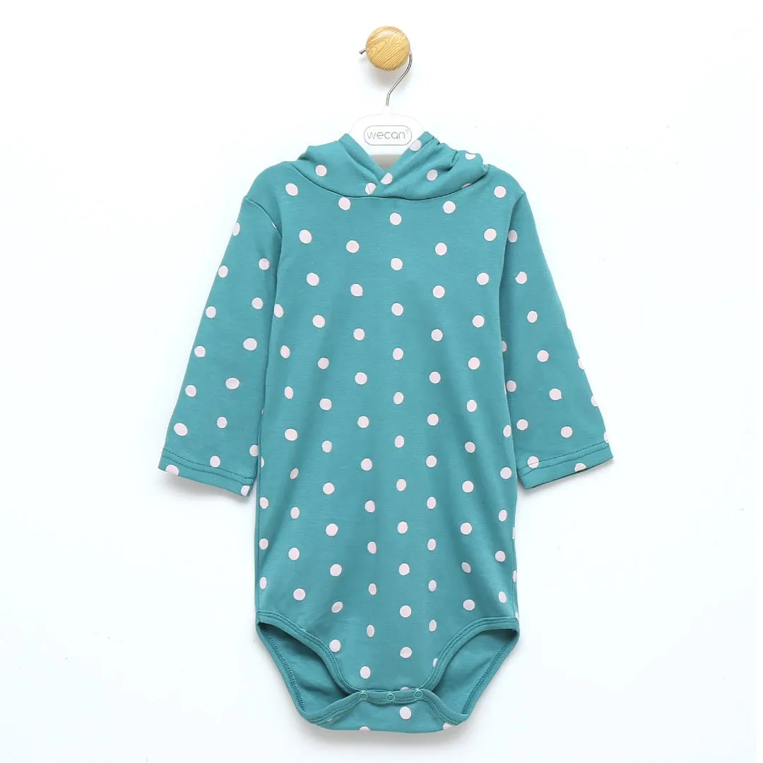 Blue Polka Dot Baby Suit