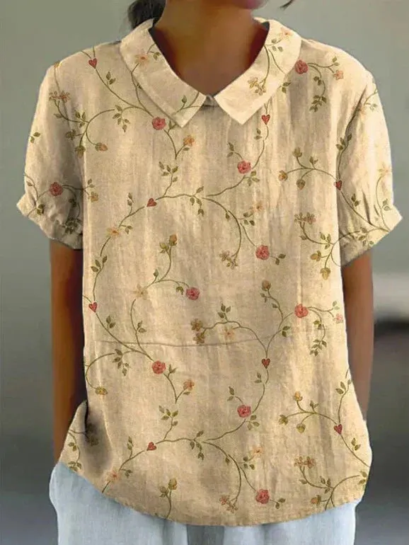 Colourful casual blouse