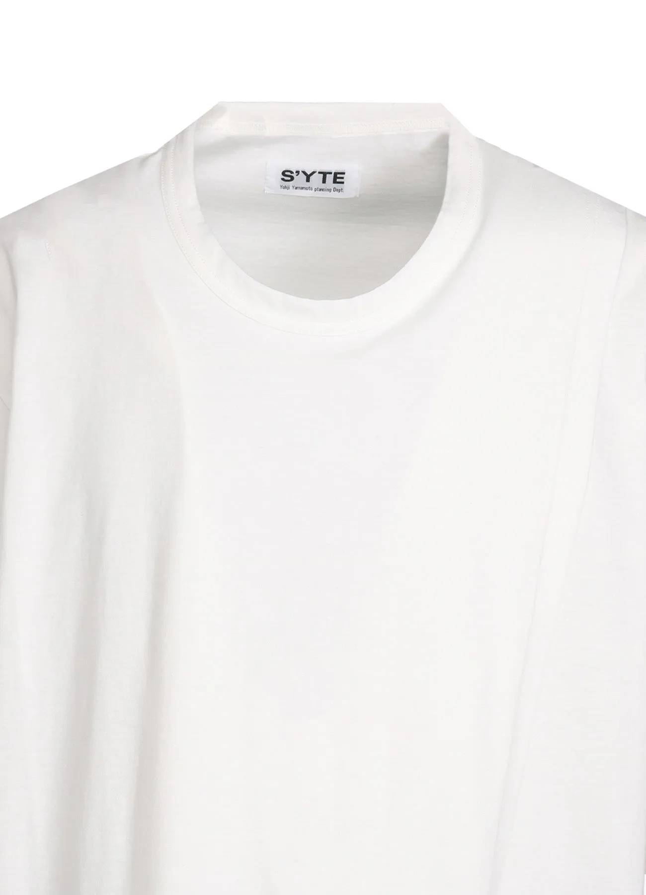COTTON JERSEY LAYERED T-SHIRT