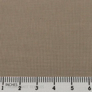 Grey Green Micro Check Cotton Print