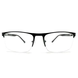 Jubleelens Stylish Half Rim Rectangular Large Frame (53mm)