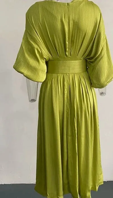 Justina Pleated Dress
