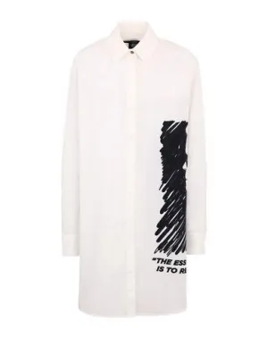 Karl Lagerfeld Women Shirt White 8 UK