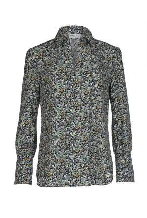Laurel Blouse - Teal Berry