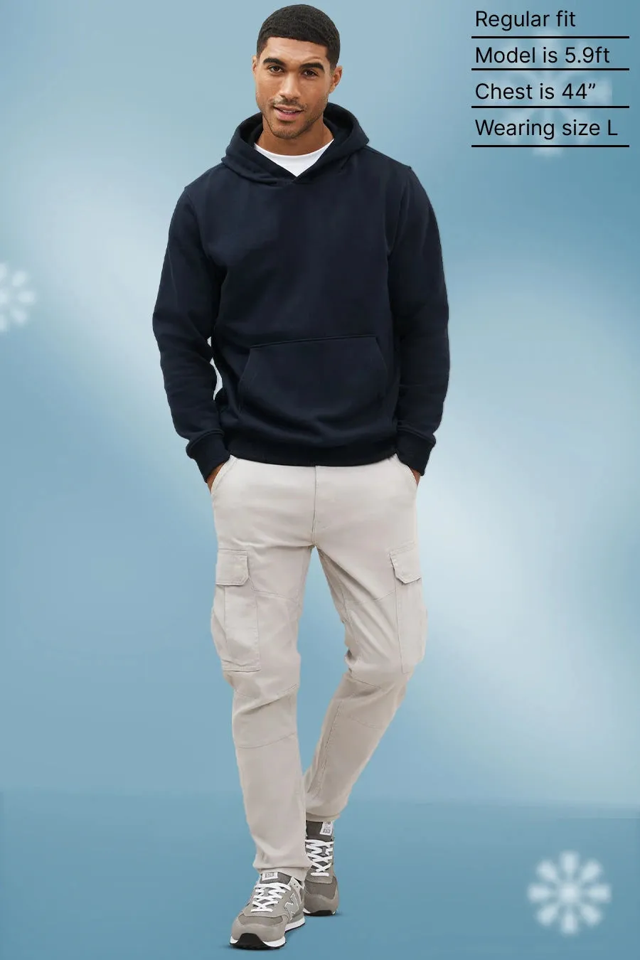 Navy - Hoodie Fleece