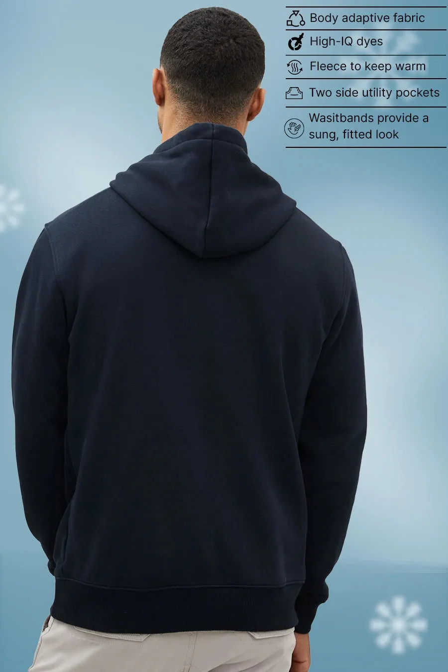 Navy - Hoodie Fleece