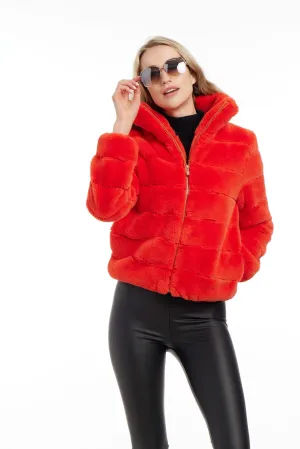 Patty Kim Lulu Coat - Geranium