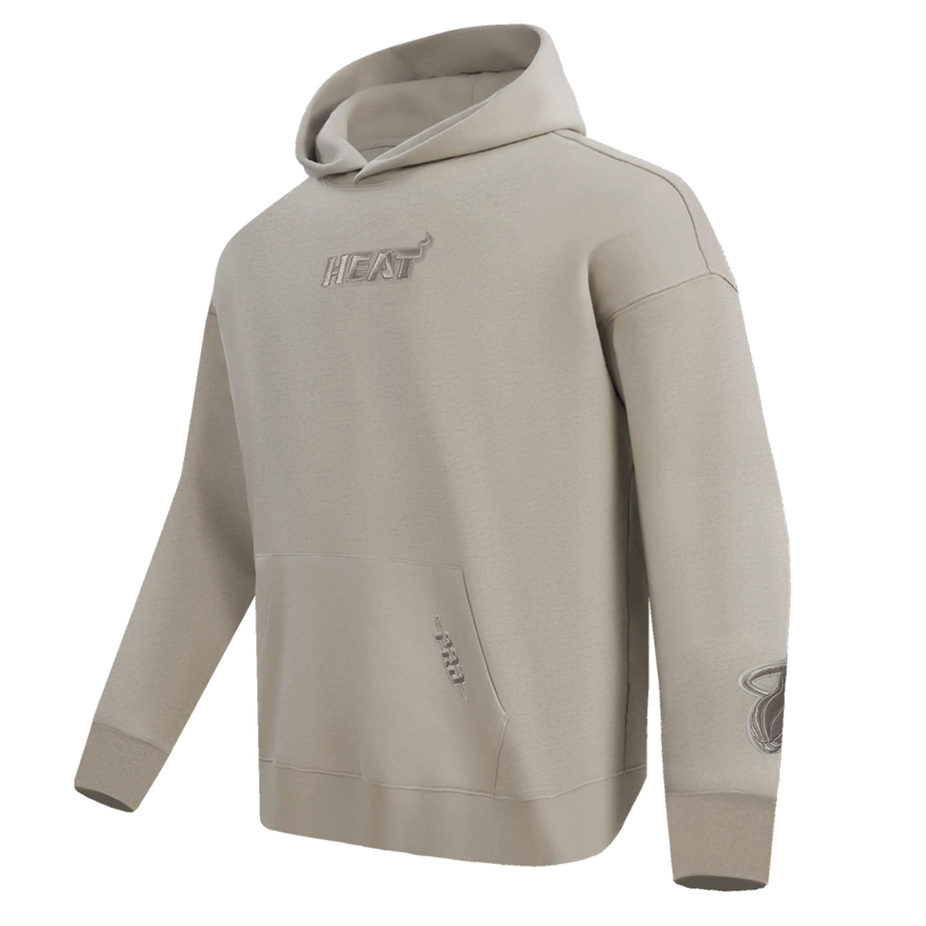 Pro Standard Miami HEAT Wingspan Taupe Hoodie