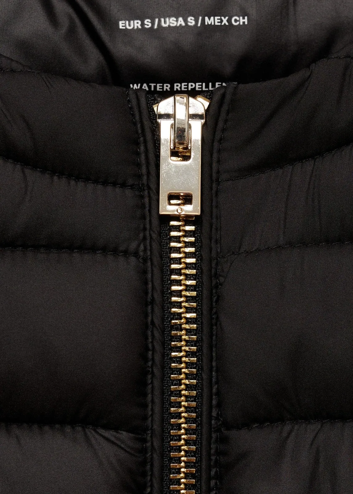 Quilted gilet - Black