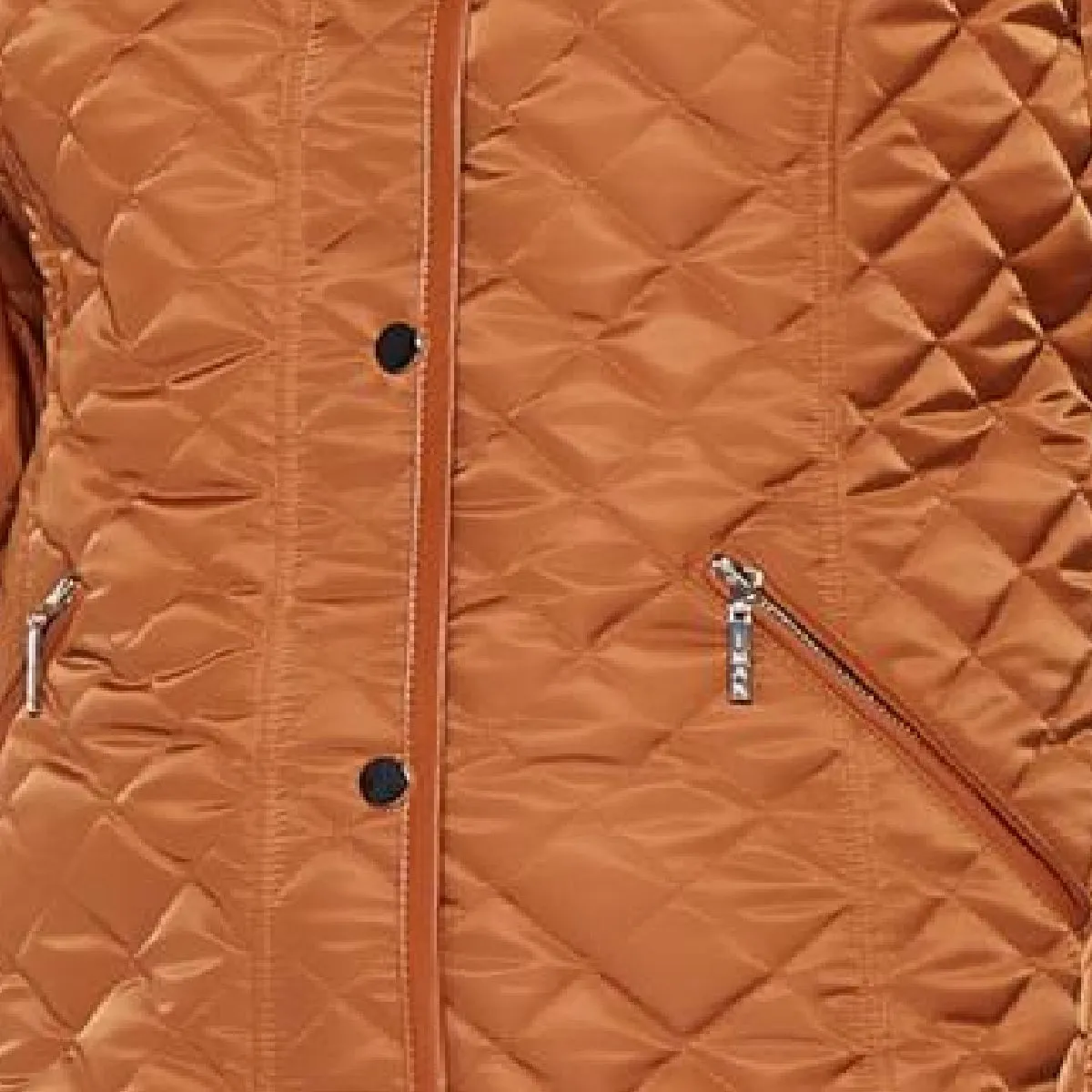 "AS IS" IMAN Platinum Couture Quilted Vest (Vest Only )