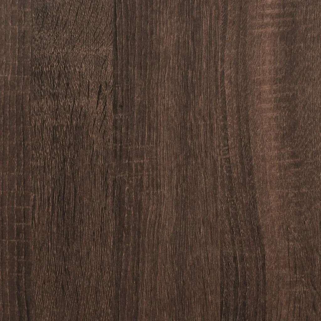 Radiator Cover Brown Oak 149x20x82 cm Engineered Wood