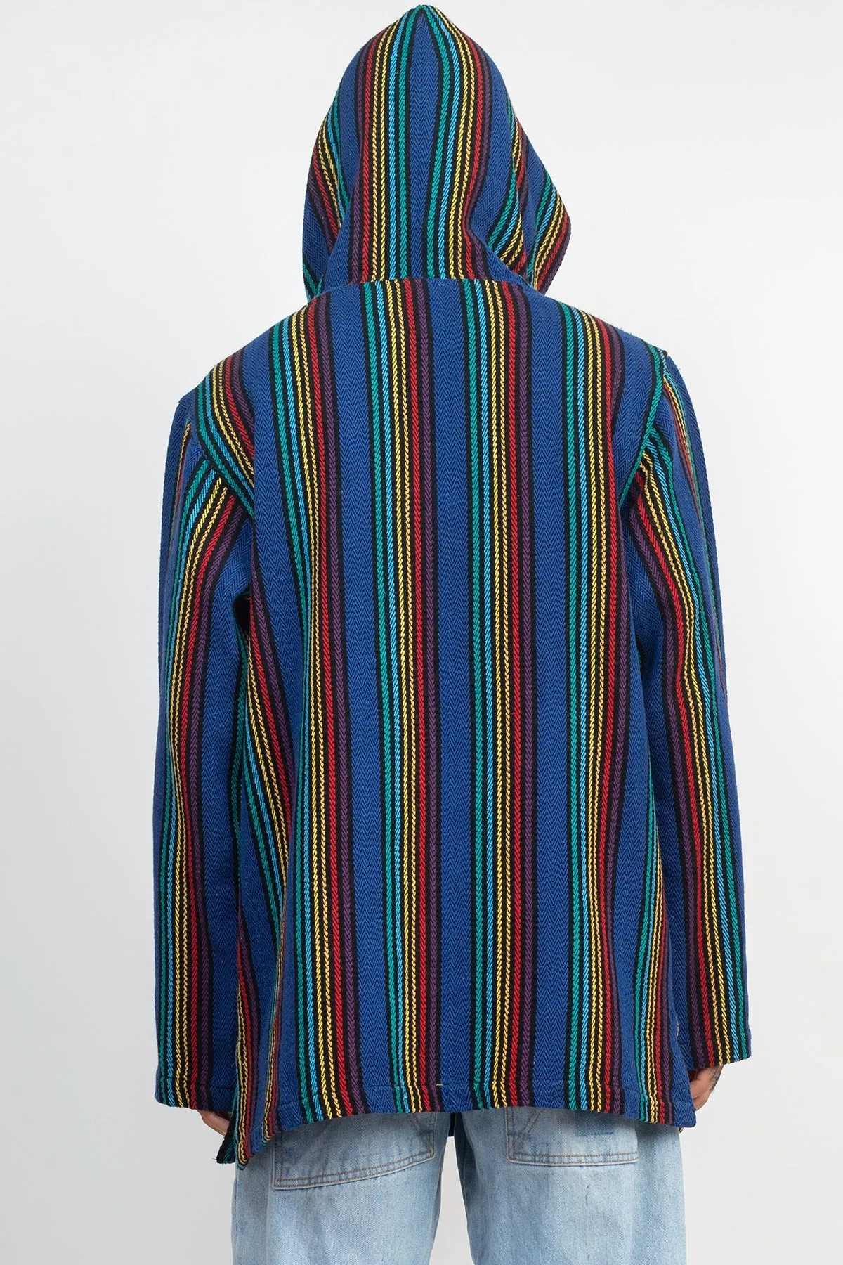 Rainbow Surf Baja Hoodie
