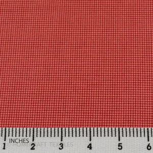 Red Micro Check Cotton Print