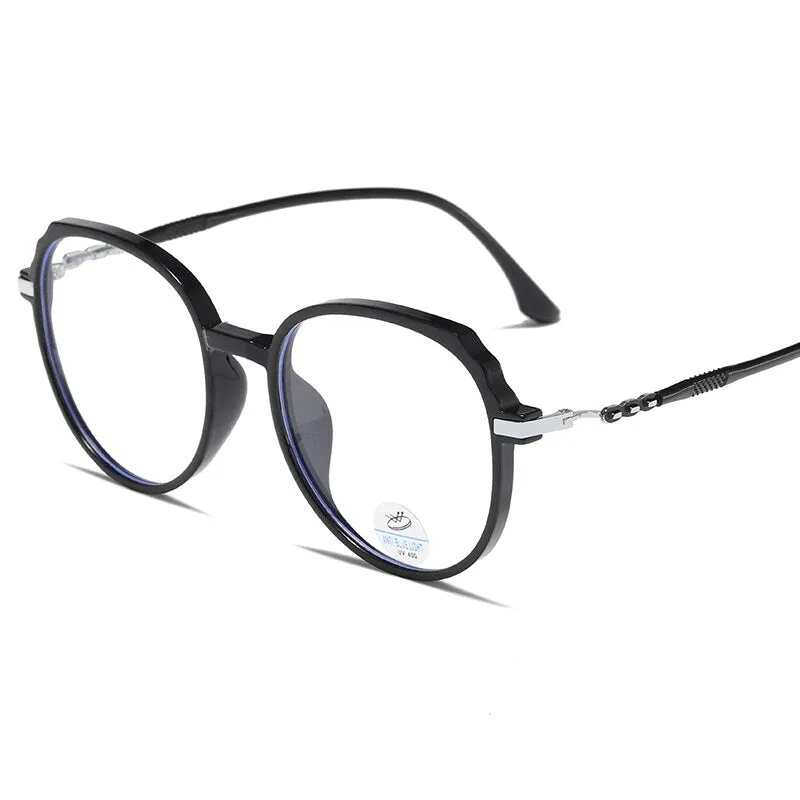 Reven Jate Unisex Full Rim Round Acetate Eyeglasses 81243