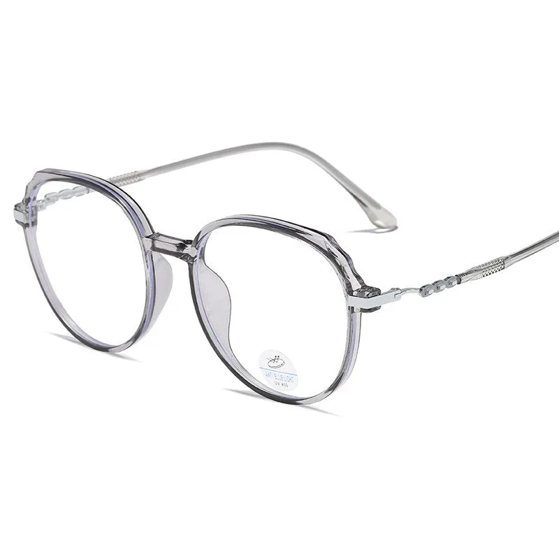 Reven Jate Unisex Full Rim Round Acetate Eyeglasses 81243