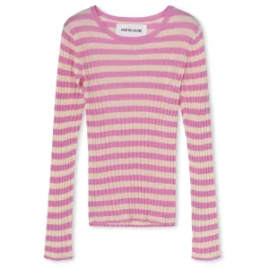 Résumé ArlieRS Knit Blouse Multi Pink