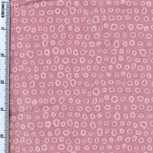 Stof Fabrics Dot Mania-5 Dusty Pink Cotton Prints