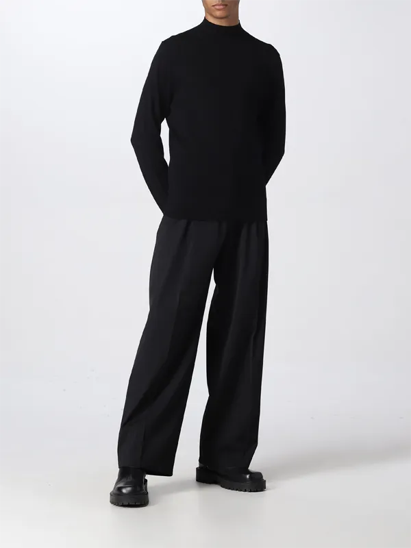 Superior Wool Mock Neck Sweater