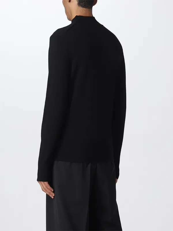 Superior Wool Mock Neck Sweater