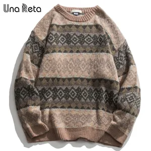 Sweater Hip Hop Sweater Men Streetwear Print Pullover Tops