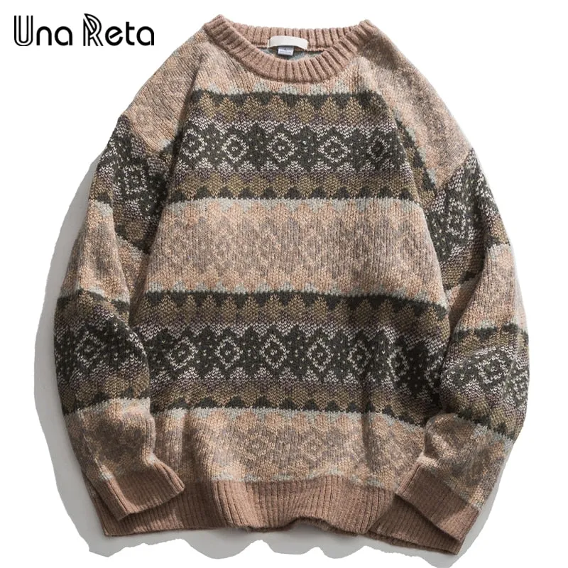 Sweater Hip Hop Sweater Men Streetwear Print Pullover Tops