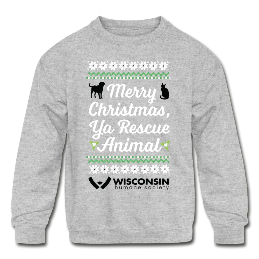 Ya Rescue Animal Kids' Crewneck Sweatshirt
