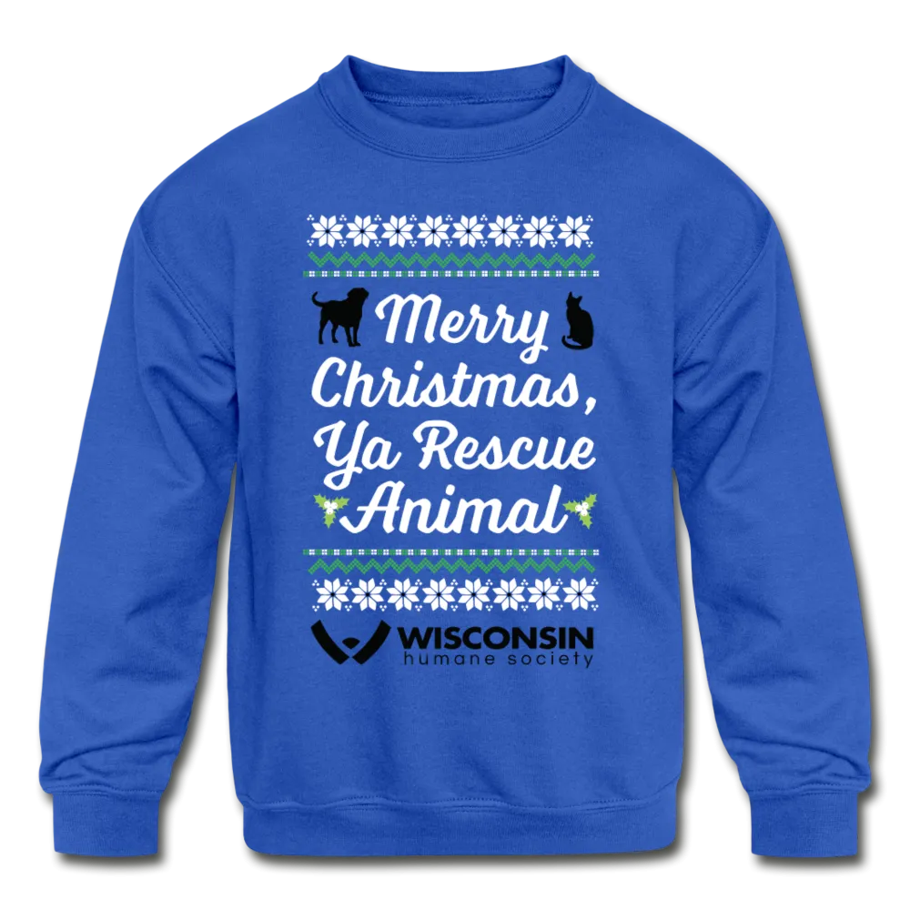 Ya Rescue Animal Kids' Crewneck Sweatshirt